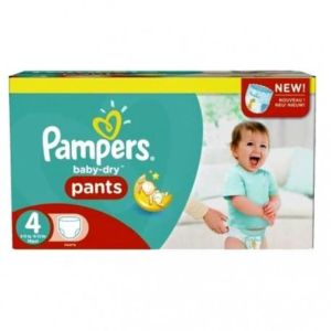 Pampers Baby-dry Pants T4  7-18kg   58 couches