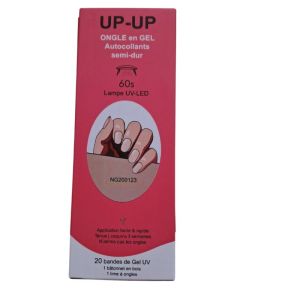 Ongle en Gel autocollants semi dur NG200027 Beige