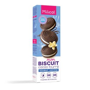 Mon Biscuit cacao fourré saveur Vanille