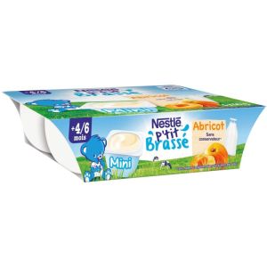 Mini P'tit Brassé Abricot 6x60g