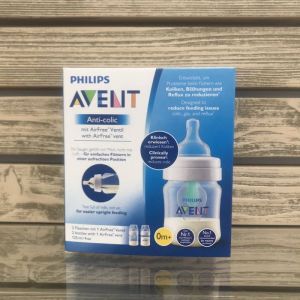 2 Biberons Anti-coliques avec valve Airfree 0+, 2x125ml