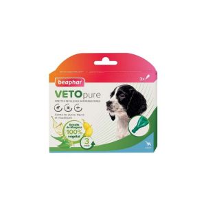 VETOpure pipettes répulsives antiparasitaires chiots x3