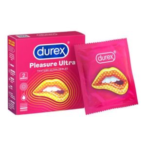 Durex PLEASURE ULTRA - 2 Préservatifs perlés