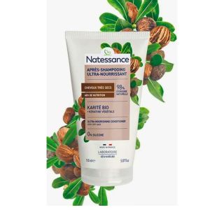 Natessance- Après-shampooing ultra nourissant Karité + Keratine -150ml