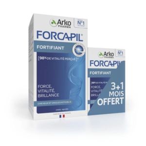 Forcapil cheveux cure de 3 mois 180+60 gélules