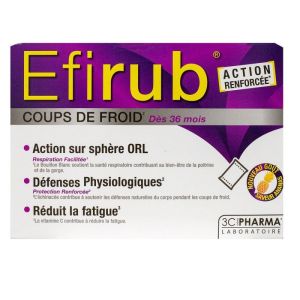 Efirub coup de froid dès 36 mois 16x5g