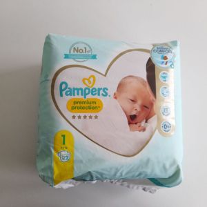 Pampers premium protection T1 2-5 kg 22 couches
