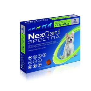 NexGard Spectra 38mg/8mg pour chiens 7.5kg à 15kg