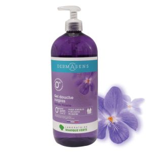 Dermasens gel douche surgras 3 en 1 Violette 1L