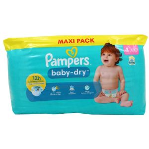 Pampers baby-dry Taille 4 / pack de 106 couches