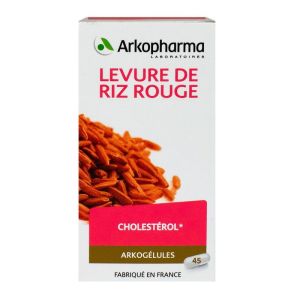 Arkogélules levure de riz rouge 45 gélules