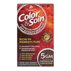 Color & Soin coloration permanente 5GM châtain clair cappuccino