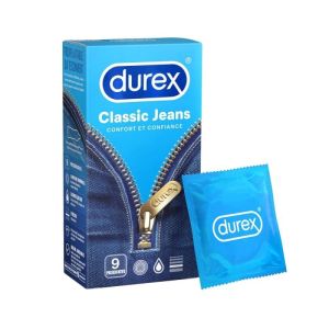 Durex CLASSIC JEANS - 9 Préservatifs