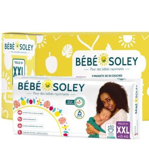 Bébé Soley Taille XXL, 50 couches