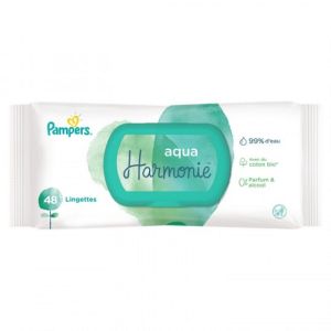 Lingettes Pampers Aqua Harmonie, x 48