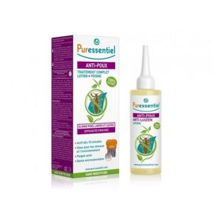 Anti poux lotion + Peigne - Traitement Complet - 100 ml