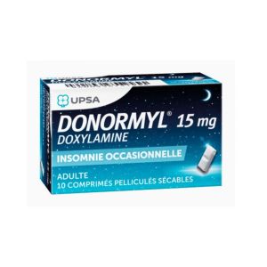 Donormyl Doxylamine - 15 mg - 10comprimés