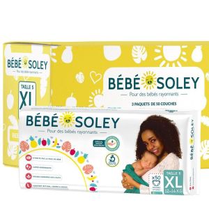 Bébé Soley Taille XL, 50 couches