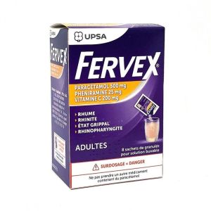 Fervex adulte 8 sachets de granulés