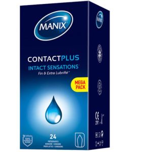 Manix CONTACT PLUS   24 préservatifs