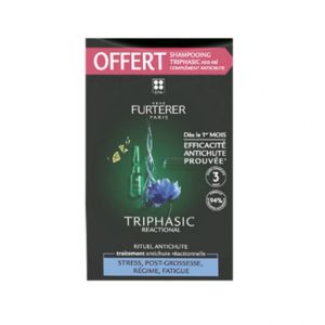 Triphasic réactionnel + Shampooing Triphasic stimulant 100 ml OFFERT