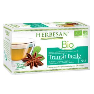 Herbesan Infusion Bio Transit facile, 20 sachets