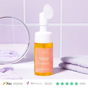 Nettoyant Eclat au Curcuma Brosse Intégrée - 120ml