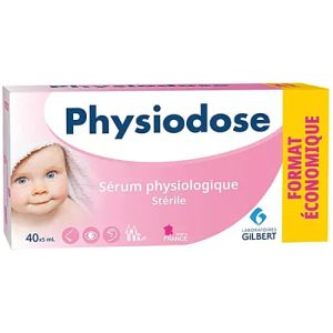 Physiodose sérum physiologique 40 doses de 5ml