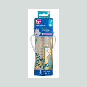 Biberon TRANSITION+ 360ml avec poignées +6m