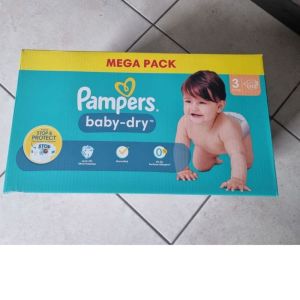 Pampers baby-dry Taille 3 / pack de 112 couches