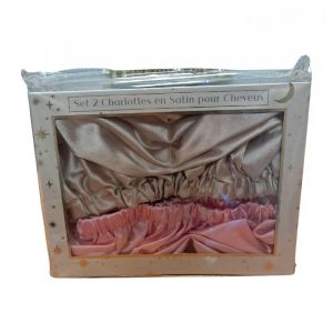 Set 2 Charlottes en satin pour cheveux