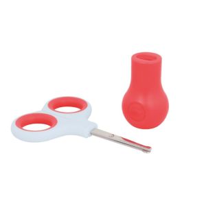 Ciseaux avec base, rouge - 1m+