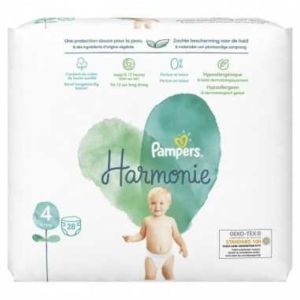 PAMPERS Harmonie Taille 4 (9-14 kg) 28 couches