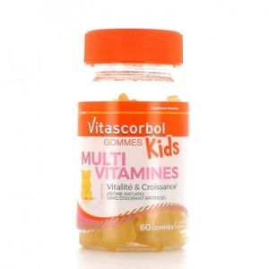 Vitascorbol gommes Multivitamines Kids X60