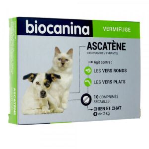 Biocanina  Ascatene chien et chat plus de 2kg