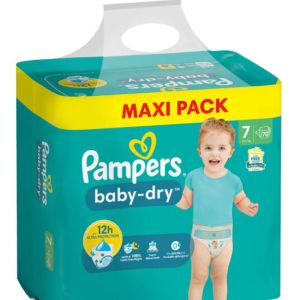 Pampers baby-dry Taille 7 / pack de 70 couches