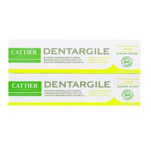 Dentargile plaque dentaire anis 2x75ml (le 2ème à -50%)