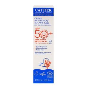 Bébé crème protection solaire SPF50 + 50ml