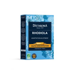 Rhodiola Forte 20 Ampoules x 10ml - Combattre stress et fatigue