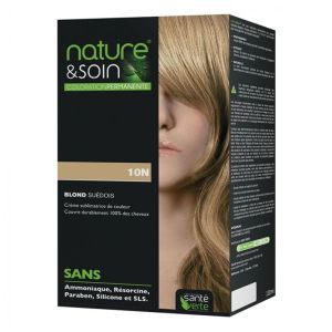 Nature & Soin Coloration - 10N Blond Suédois - LOT DE 2