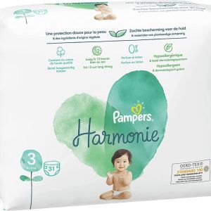 PAMPERS Harmonie Taille 3 (6-10kg) 31 couches