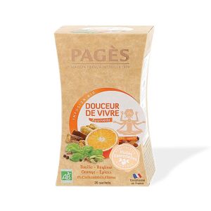 Pagès Tisane Bio Douceur Vivre, 20 sachets