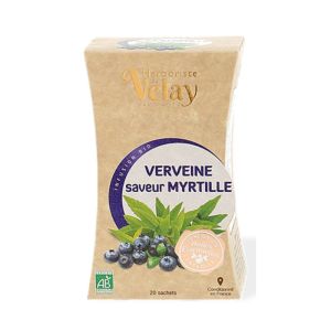 Pagès Tisane Bio Verveine Myrtille, 20 sachets