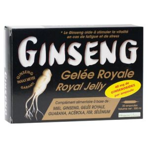 Ginseng Gelée Royale Plus Concentré 30 ampoules
