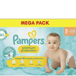 Premium Protection Taille 3 - carton de 114 couches ,6kg-10kg