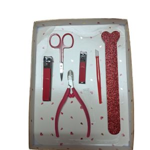 Coffret Manucure et pédicure 6 accessoires