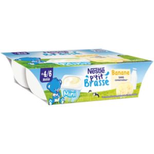 P'tit Brassé Banane 6x60g