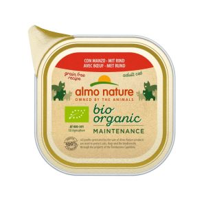 Patée chat Bio Organic boeuf 85 gr