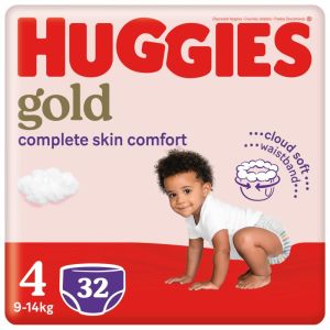 Couches culottes Huggies Gold Taille 4 - 32 couches