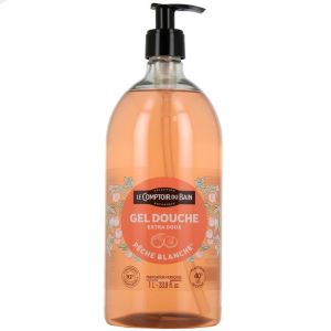 Gel douche extra doux Pêche Blanche 1L